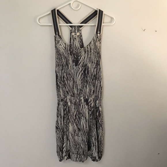 Ya Los Angeles zebra print zipper strap dress. - Picture 2 of 7